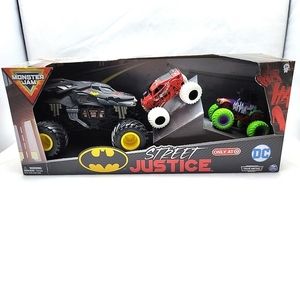 *Rare* Spin Master Monster Jam DC Comics Batman Street Justice Monster Truck Set